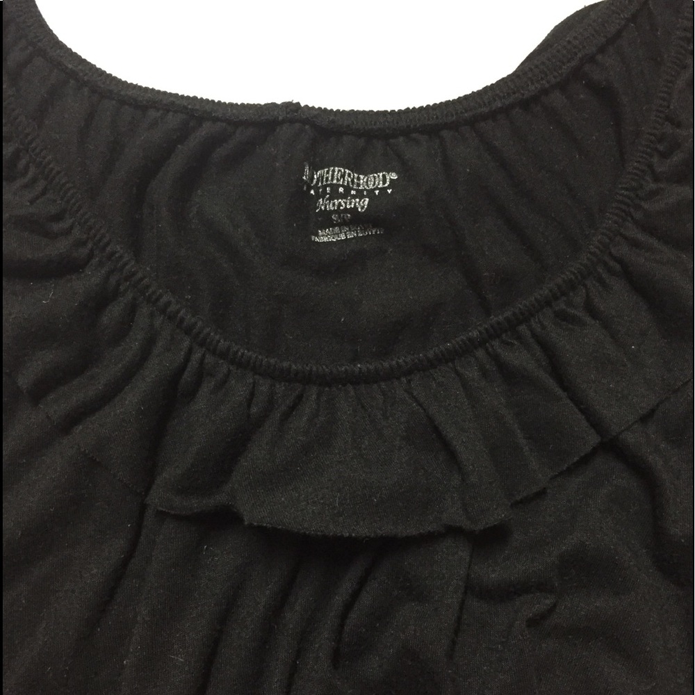 Motherhood black Small maternity top